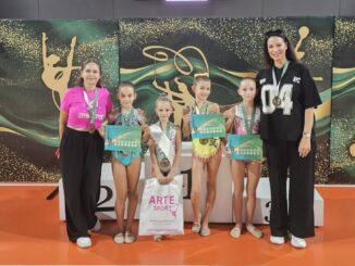 Performanță excepțională pentru gimnastele CS „Victoria” Cumpăna la International Cup „Alexandra Pavel” – ediția a III-a. FOTO Facebook Primăria Cumpăna