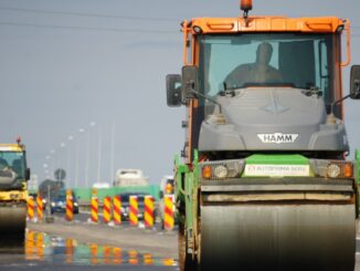 Noul tronson de autostradă trebuie să fie gata în cel mult o lună. FOTO Primăria Cumpăna