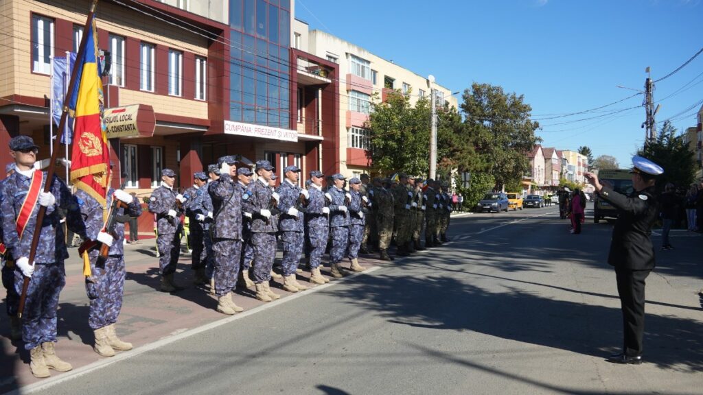 Ceremonie solemnă la Cumpăna cu ocazia Zilei Armatei României. FOTO Primăria Comunei Cumpăna