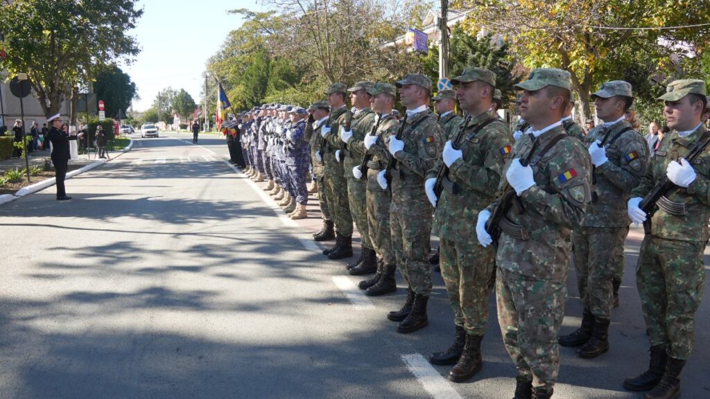 Ceremonie solemnă la Cumpăna cu ocazia Zilei Armatei României. FOTO Primăria Comunei Cumpăna