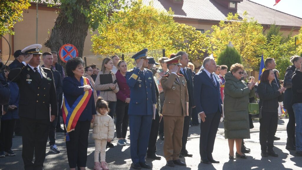 Ceremonie solemnă la Cumpăna cu ocazia Zilei Armatei României. FOTO Primăria Comunei Cumpăna