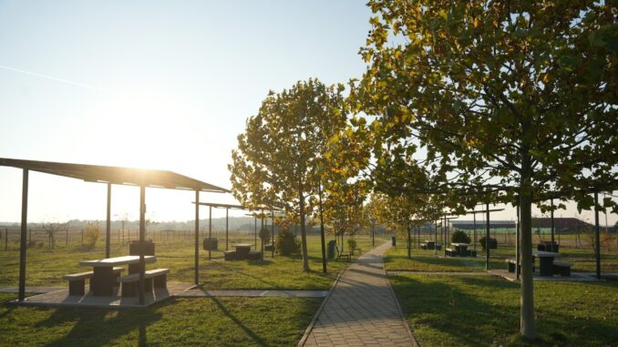 Primăria Cumpăna a inaugurat un nou spațiu de relaxare pentru locuitorii comunei. FOTO Primăria Cumpăna