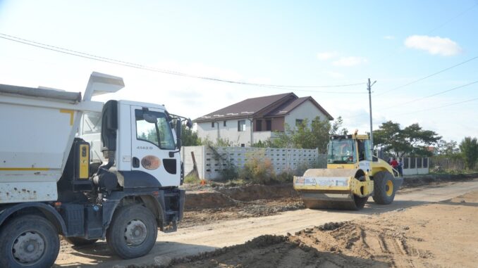 lucrări strada Prelungirea Tractorului Cumpăna