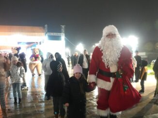 Moș Crăciun a ajuns la Cumpăna. FOTO Primăria Cumpăna