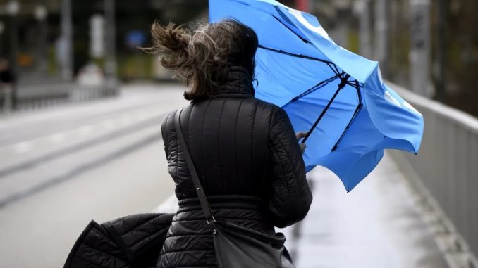 Cod galben de vânt puternic. FOTO ilustrativ